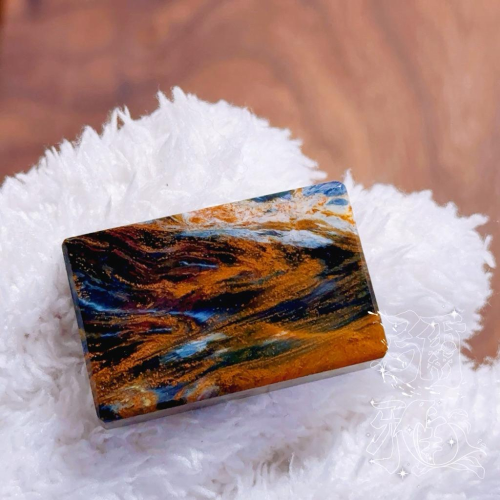 暴風雨王者丨收藏級納米比亞藍彩星球彼得石丨彌雅原創設計- Bifrost Healing - iOPEN Mall