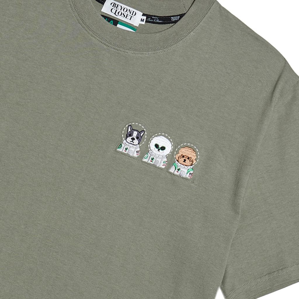 韓國代購「現貨」BC BEYOND CLOSET 襯衫 運動大學T-shirt｜韓國潮牌男女共版-細節圖4