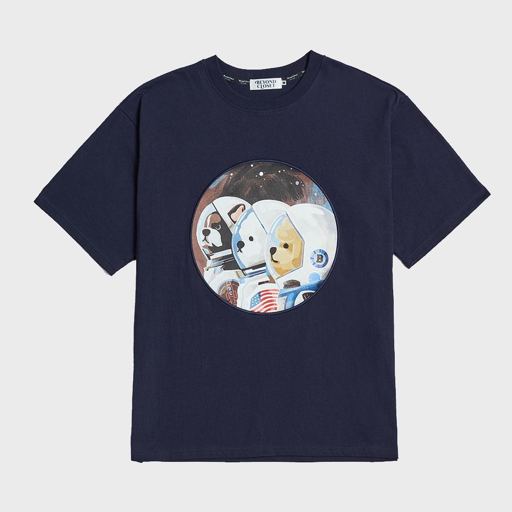 韓國代購「現貨」BC BEYOND CLOSET 襯衫 運動大學T-shirt｜韓國潮牌男女共版衣服-細節圖5