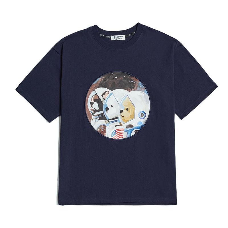 韓國代購「現貨」BC BEYOND CLOSET 襯衫 運動大學T-shirt｜韓國潮牌男女共版衣服-細節圖7
