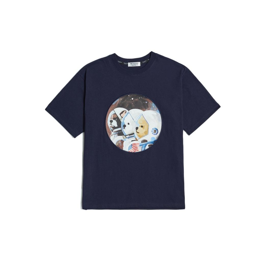 韓國代購「現貨」BC BEYOND CLOSET 襯衫 運動大學T-shirt｜韓國潮牌男女共版衣服-細節圖9