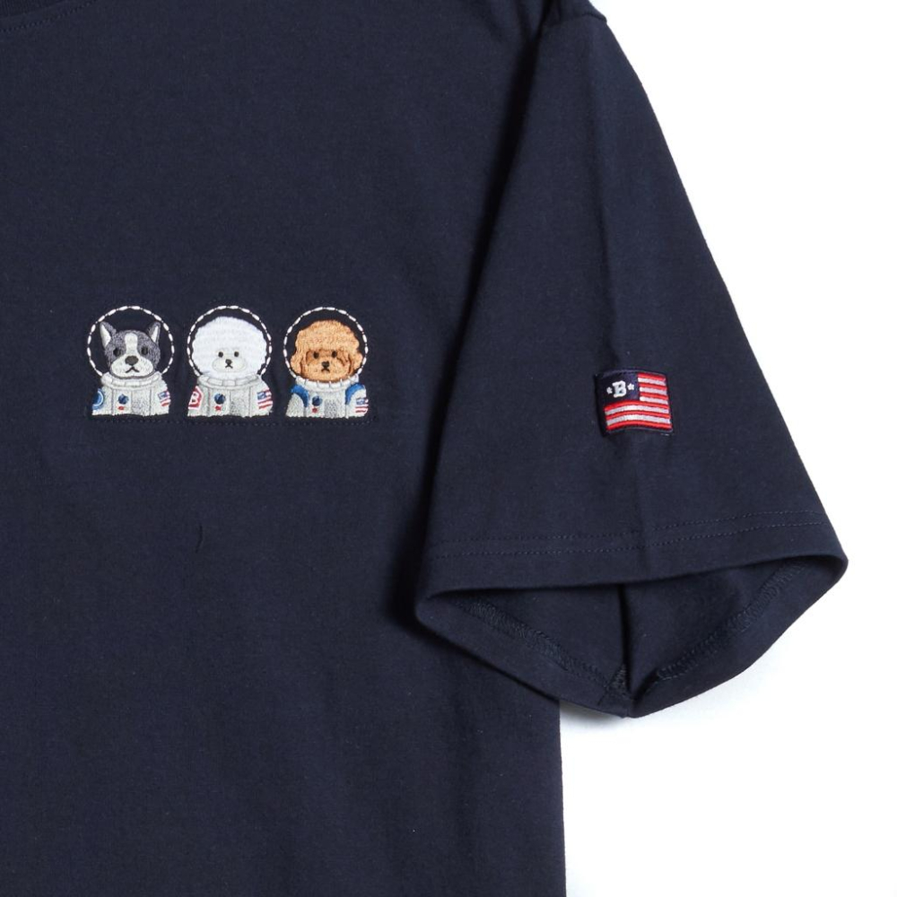 韓國代購「現貨」BC BEYOND CLOSET 襯衫 運動大學T-shirt｜韓國潮牌男女共版衣服-細節圖2