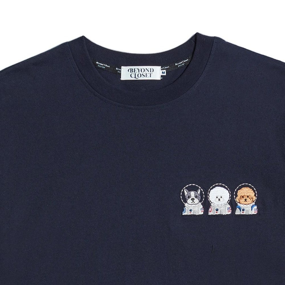 韓國代購「現貨」BC BEYOND CLOSET 襯衫 運動大學T-shirt｜韓國潮牌男女共版衣服-細節圖3