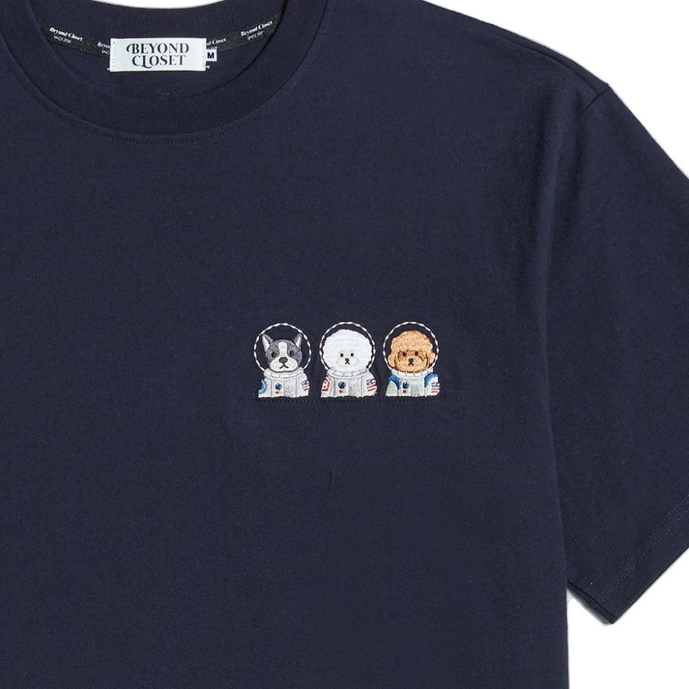 韓國代購「現貨」BC BEYOND CLOSET 襯衫 運動大學T-shirt｜韓國潮牌男女共版衣服-細節圖5