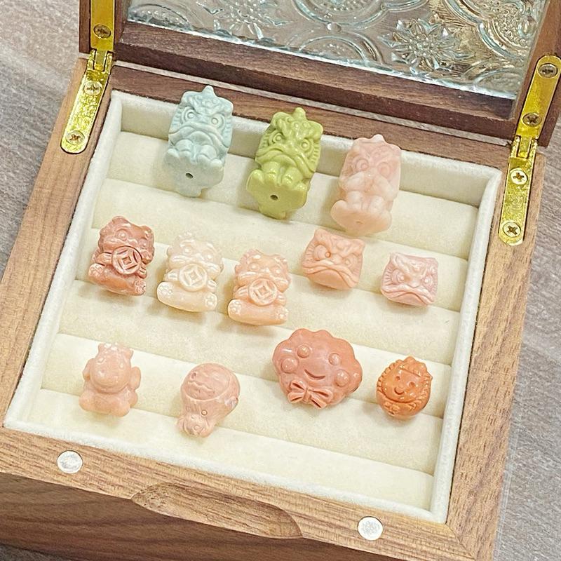 𝑨𝒎𝒆𝒍𝒊𝒂 𝑱𝒆𝒘𝒆𝒍𝒓𝒚 ⋆̩☽ 阿拉善瑪瑙｜阿拉善手鍊｜阿拉善手串｜阿拉善萌寵｜戈壁奇石阿拉善配件-細節圖2