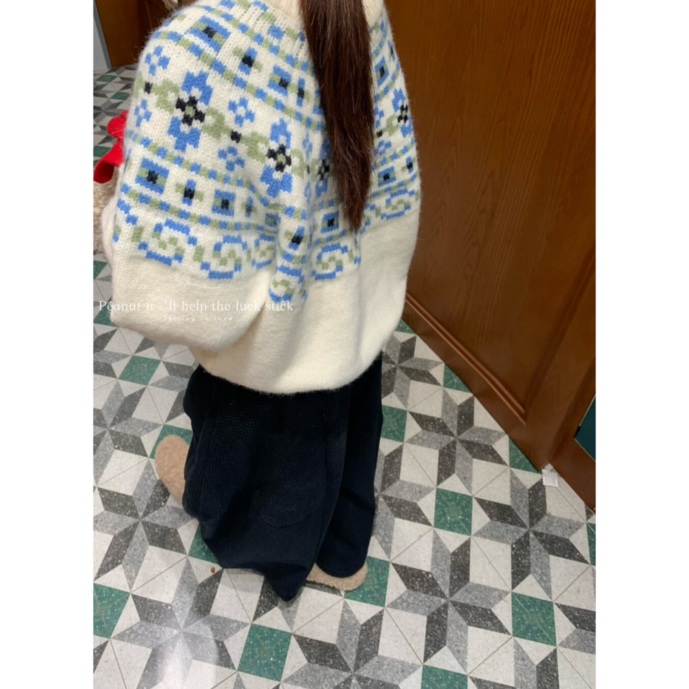 冬季聖誕款費爾島毛衣-細節圖7