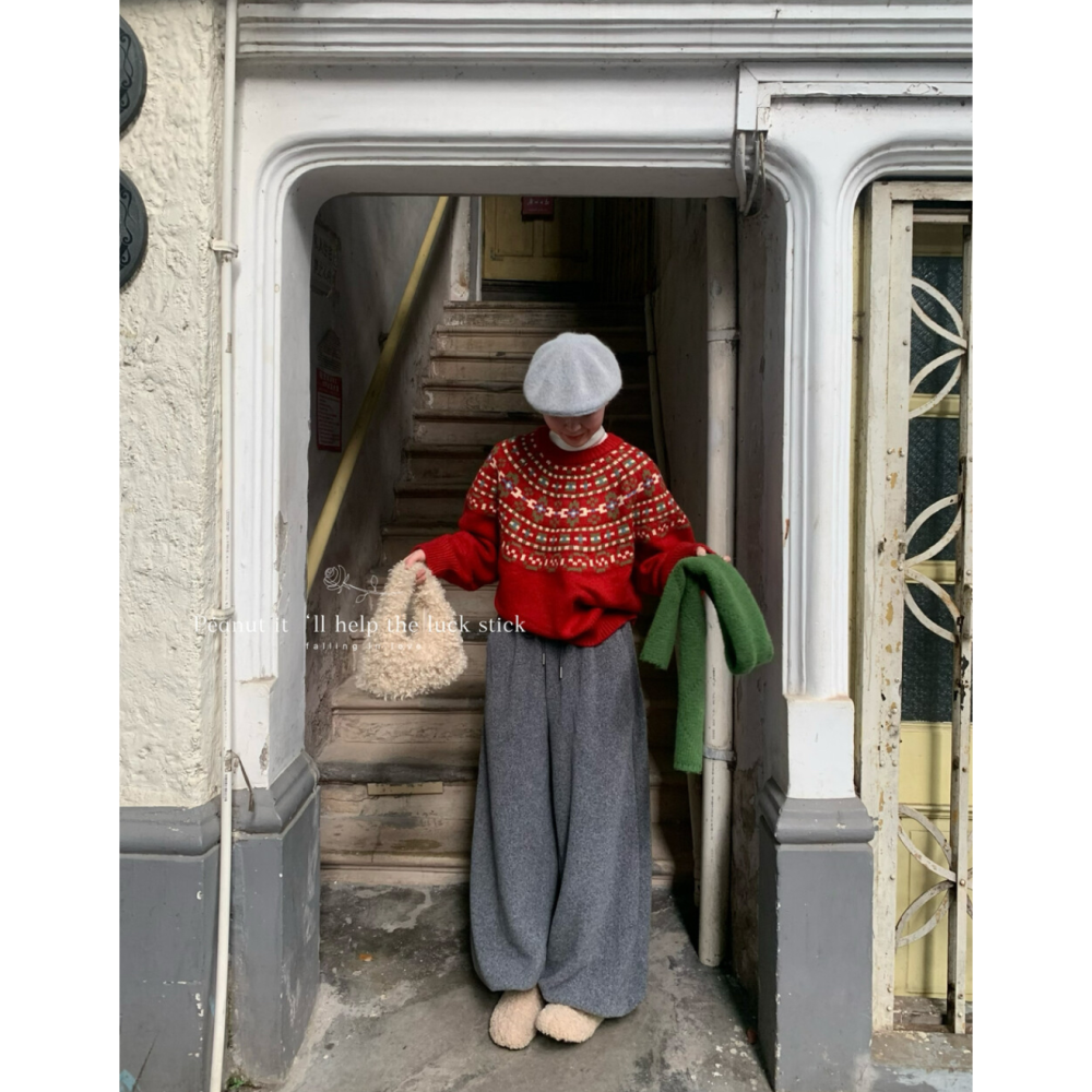冬季聖誕款費爾島毛衣-細節圖8