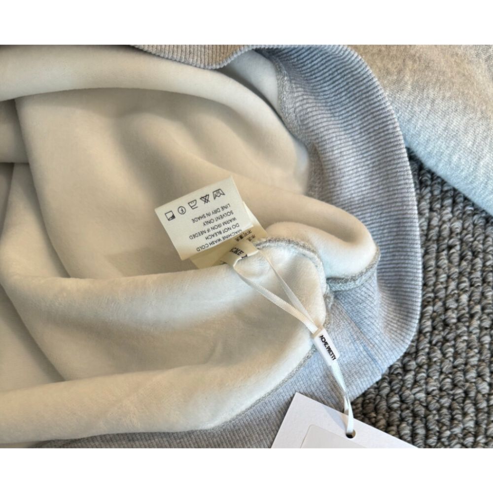 韓系減齡可愛加絨趣味小狗圖案衛衣大學T-細節圖11