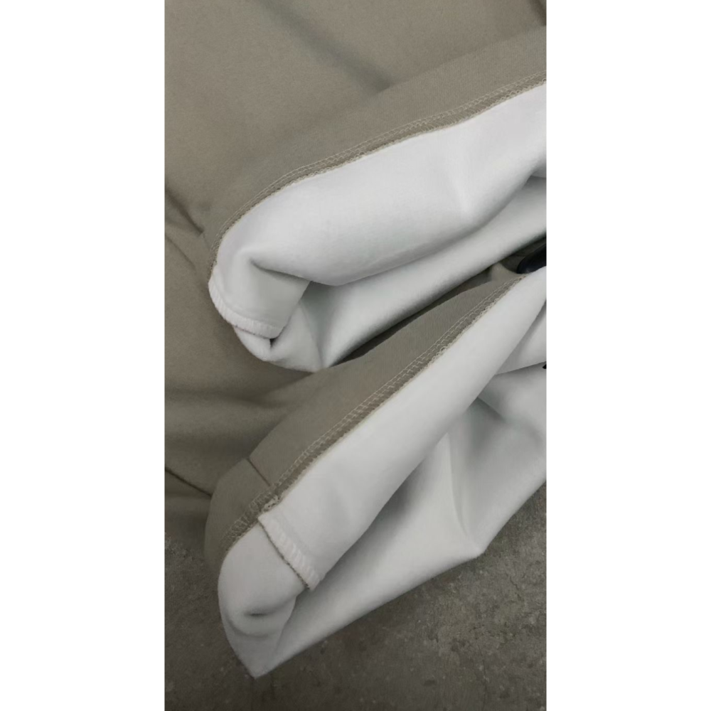 韓系設計感假兩件直筒西裝褲屁簾款加絨長褲-細節圖10