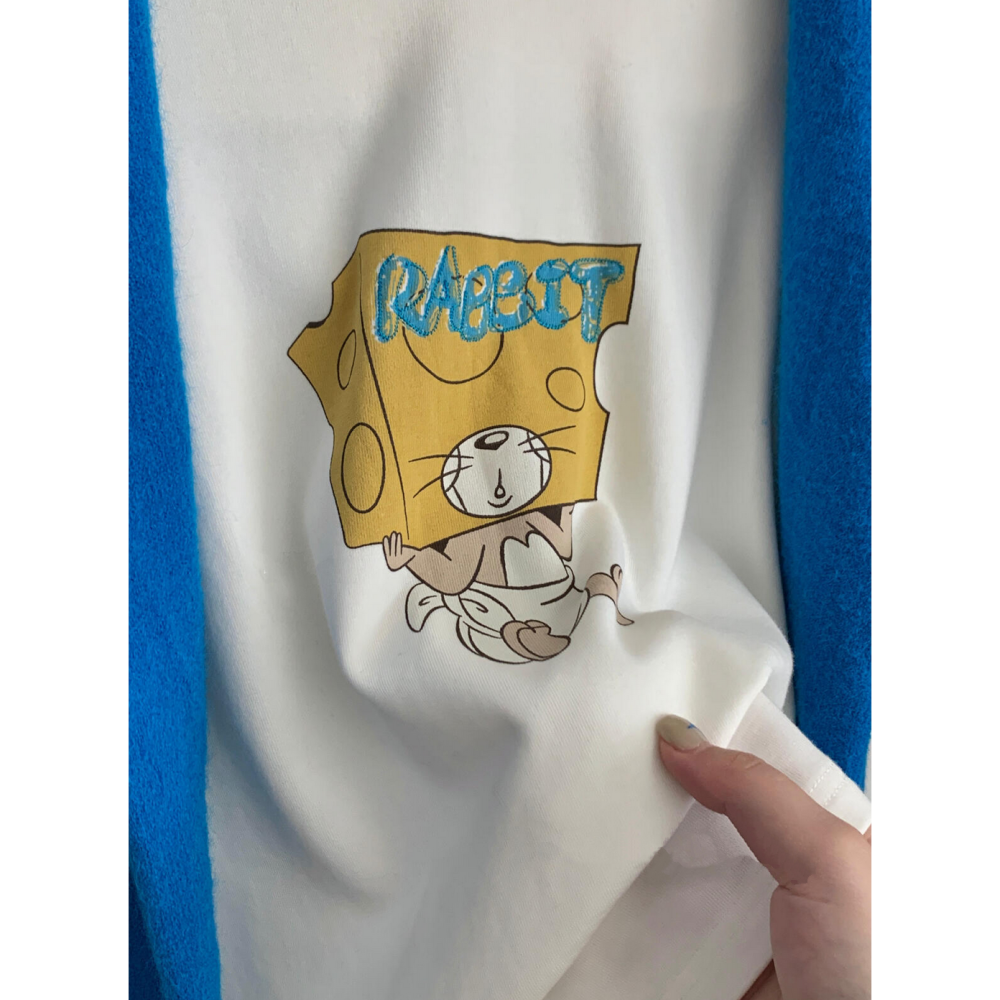 韓系休閒卡通印花長袖T恤-細節圖6