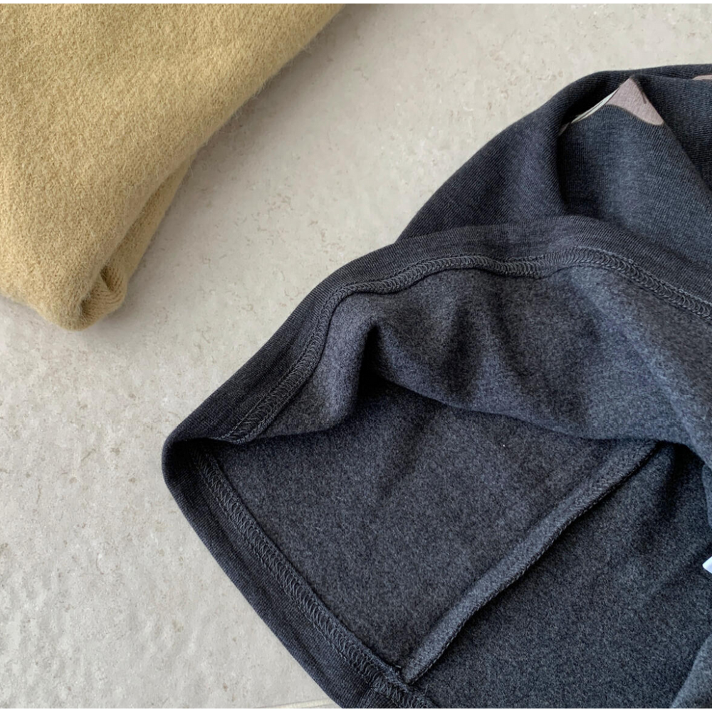 韓系休閒卡通印花長袖T恤-細節圖10