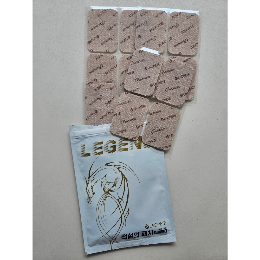 現貨🚀韓國支代購🇰🇷LEGEND萬能貼布💥傳說中的補丁傳奇啊💥高階款（金色）生物光波貼片菲常有-細節圖4