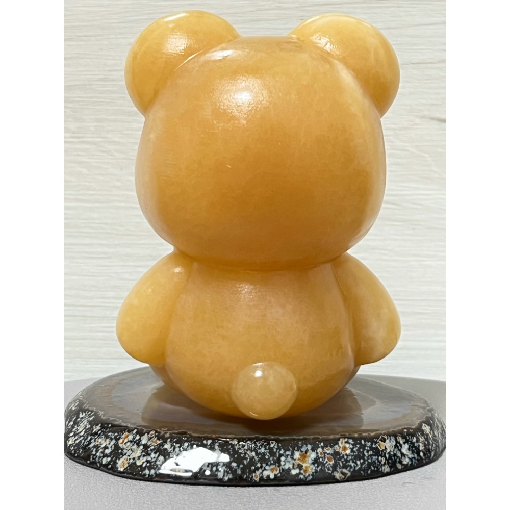 。熊。🐻 💚｜大熊礦石擺件｜。佘太翠 。芒果奶蓋。🌸-細節圖5