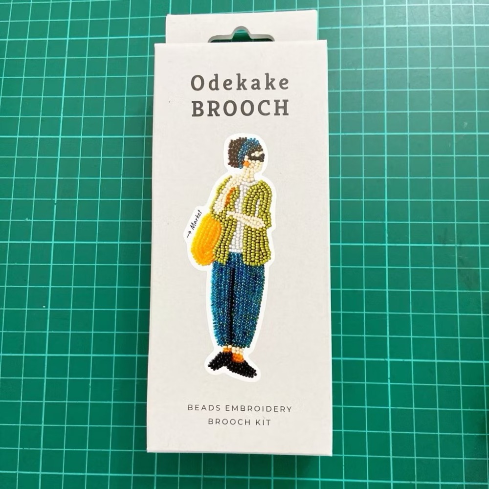 需代購 日本 MIYUKI Factory 女孩的日常胸針 珠繡 御幸 串珠刺繡材料包 一份540元（建議先評估可自行完-細節圖4