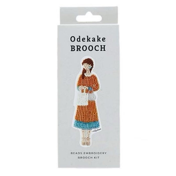 需代購 日本 MIYUKI Factory 女孩的日常胸針 珠繡 御幸 串珠刺繡材料包 一份540元（建議先評估可自行完-細節圖7