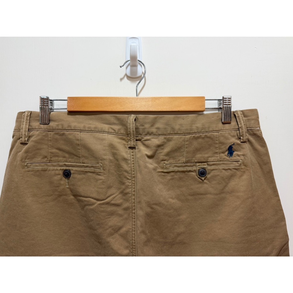 Polo Ralph Lauren Stretch Chino Shorts 9吋 卡其 經典版型 卡其工作短褲 W34-細節圖4