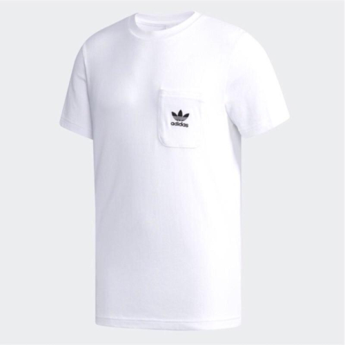 Adidas originals tee 愛迪達 上衣 T-Shirt T恤 口袋 幾何圖形 CW5175 白T 短袖