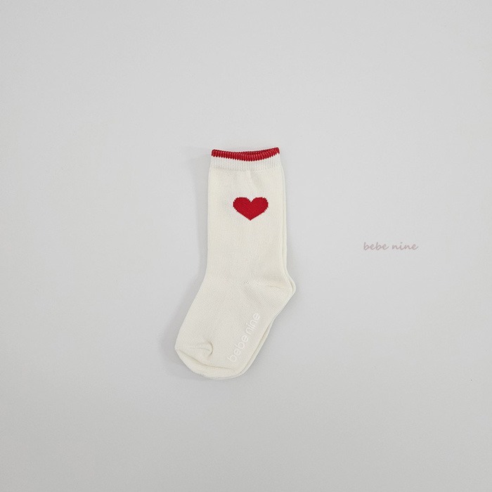 bebenine 愛心襪子組 4雙入 (65-110cm)-細節圖7