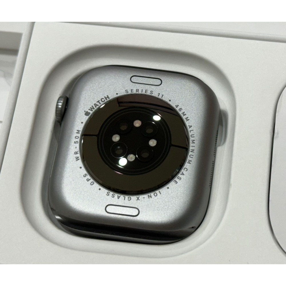 “僅拆封展示9.8新” Apple Watch 11 46mm GPS 電池100%保固2026/10月 分期0利率-細節圖2