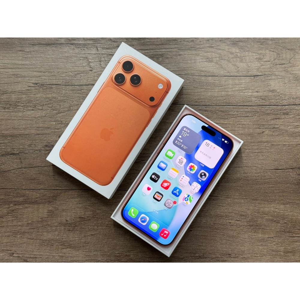 “僅拆封測試全新未使用” 17 Pro Max 256G 6.9吋 宇宙橙橘 保固2026/11月 分期付款0利率-細節圖2