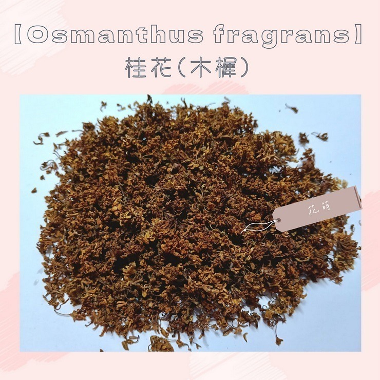 桂花 台灣種植 自採自曬 自然農法 手摘桂花 天然清香 台灣桂花 乾燥桂花 桂花茶 花茶 泡茶 甜點 烘焙 皂用花草-細節圖7