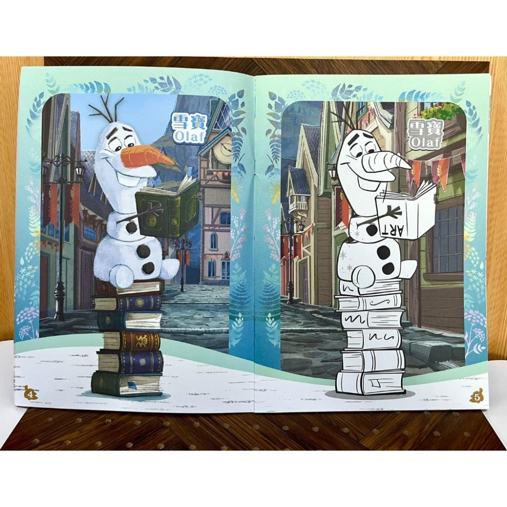 【快樂童年精品】正版授權 京甫-冰雪奇緣2 魔法貼貼畫 (內附貼紙)-細節圖3