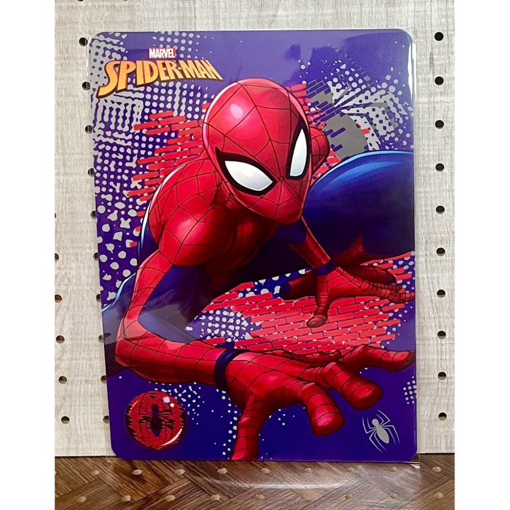 【快樂童年精品】正版授權 開學必備 漫威Marvel 蜘蛛人學習雙面墊板/書寫墊板-細節圖2