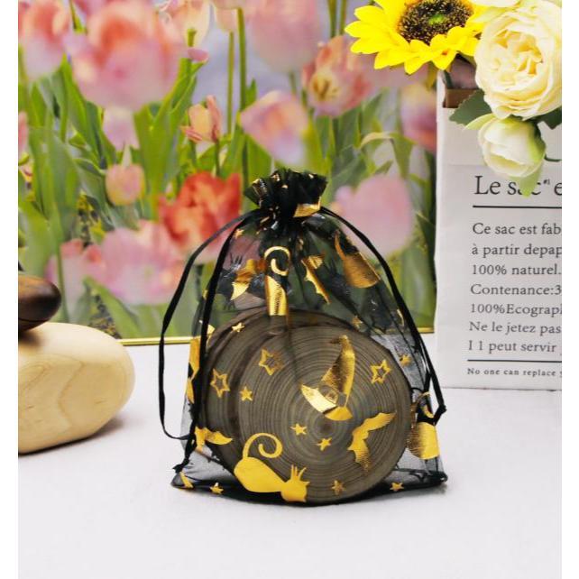 【快樂童年精品】 萬聖節好物 餅乾糖果包裝袋 網紗束口袋 萬聖節禮物包裝袋糖果包裝袋-超多款選項-細節圖7
