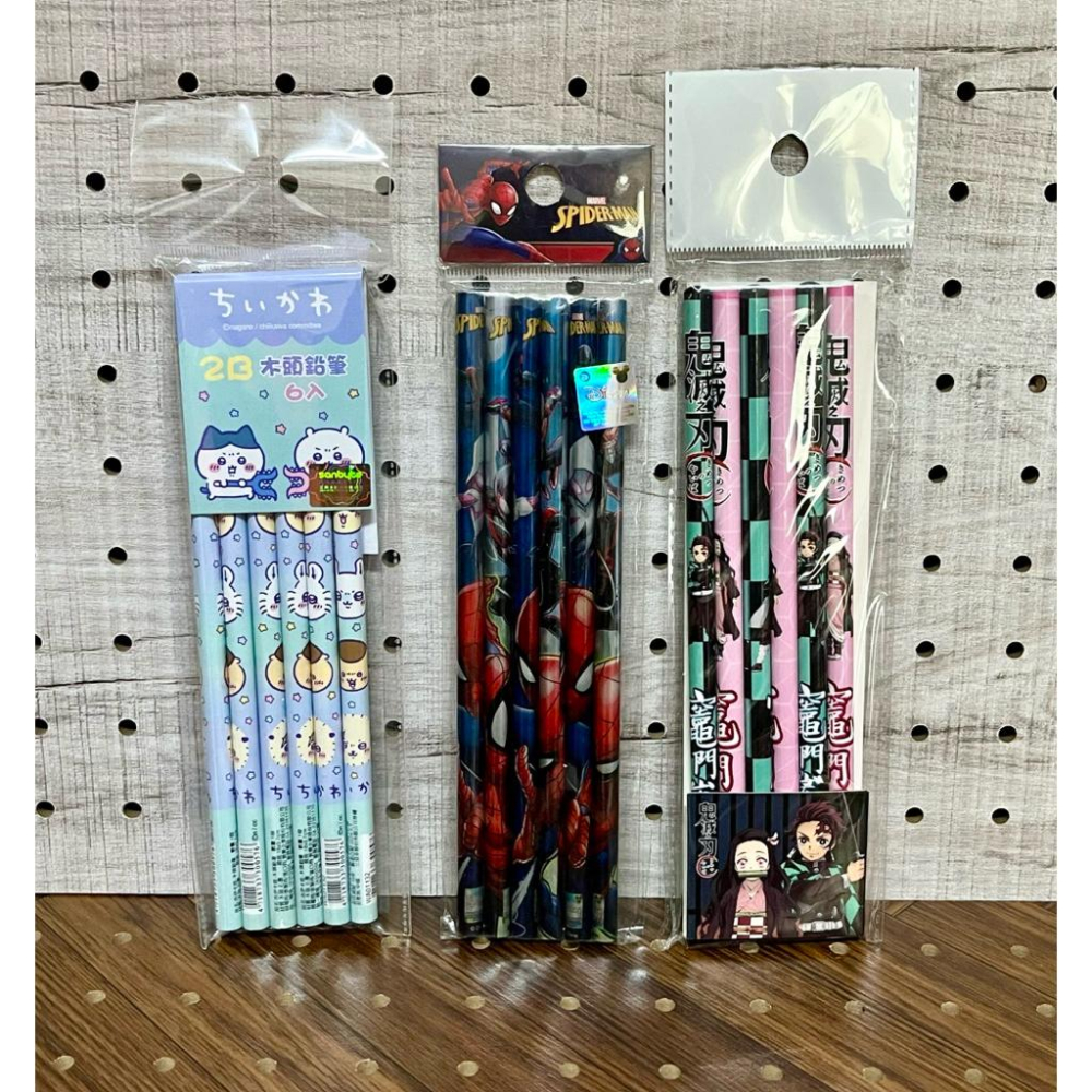 【快樂童年精品】正版 吉伊卡哇  三麗鷗KT布丁狗大耳狗酷洛米人魚漢頓 汪汪隊立大功 2B三角/圓頭鉛筆6入/包-細節圖2