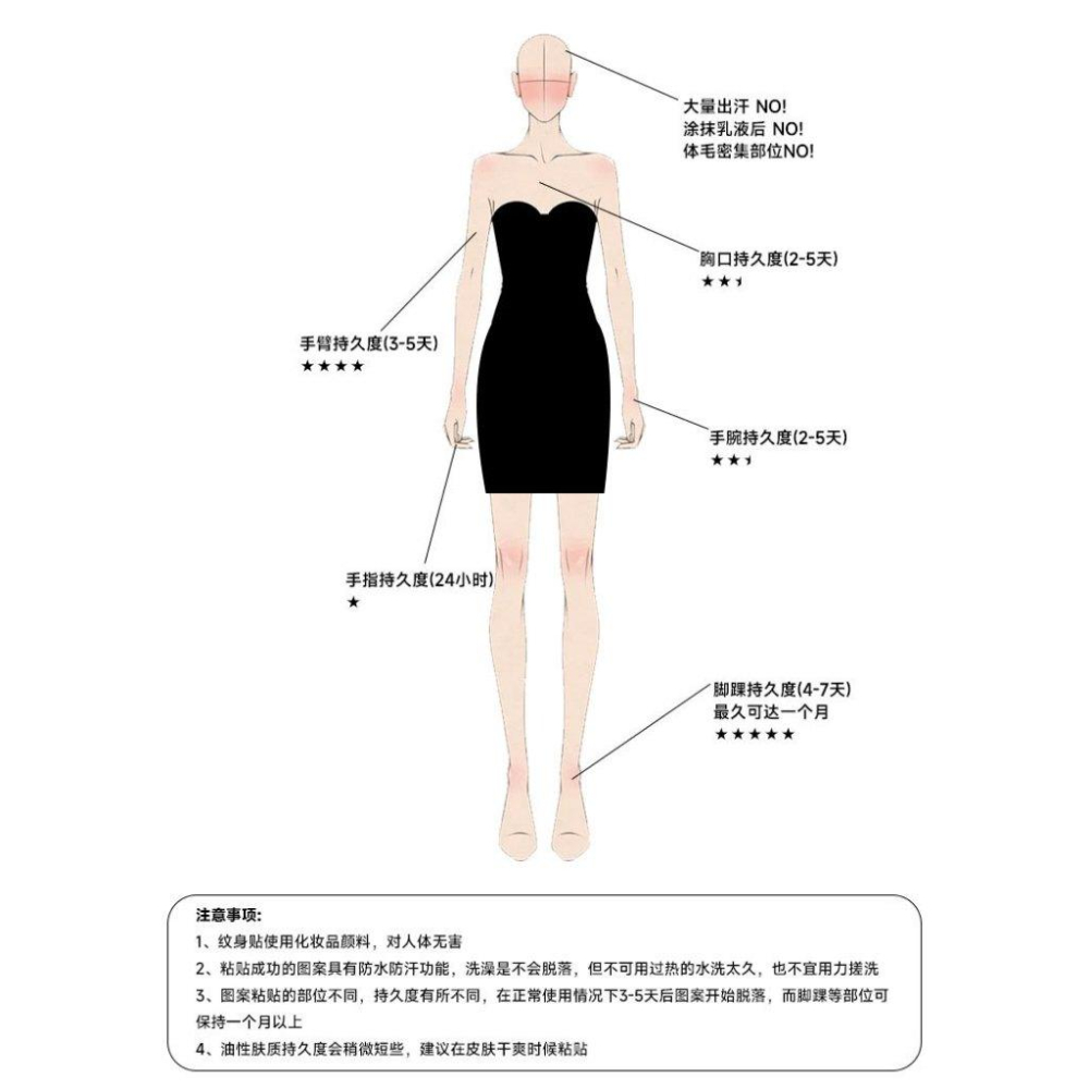 【快樂童年精品】 聖誕節貼紙 紋身貼紙 聖誕紋身 臉貼 聖誕紋身貼紙 妝容貼紙 妝容紋身貼紙-多款選擇-細節圖8
