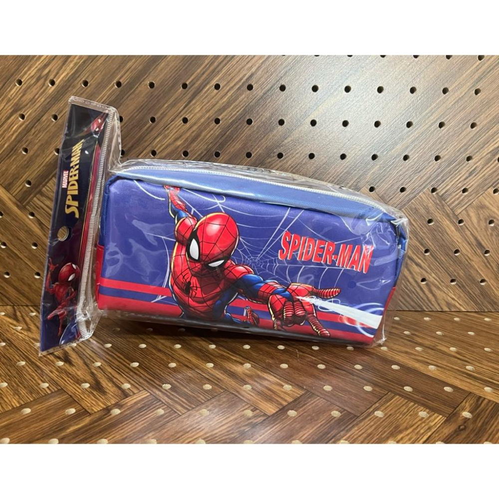 【快樂童年精品】正版授權 開學特惠 波力/蜘蛛人 大拉鏈大容量筆袋-細節圖6
