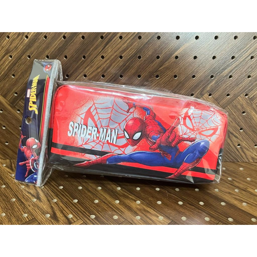 【快樂童年精品】正版授權 開學特惠 波力/蜘蛛人 大拉鏈大容量筆袋-細節圖7