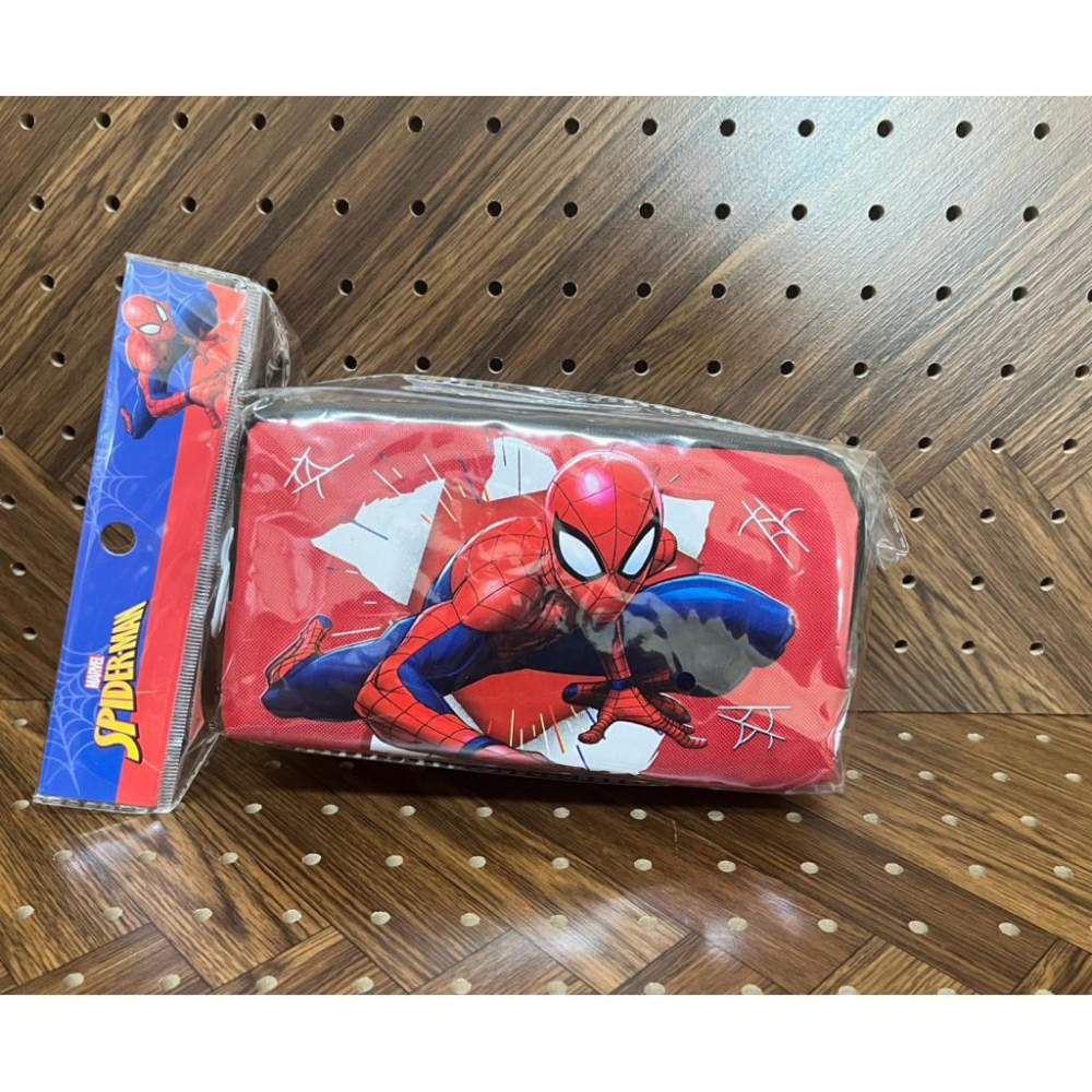 【快樂童年精品】正版授權 開學特惠 波力/蜘蛛人 大拉鏈大容量筆袋-細節圖8