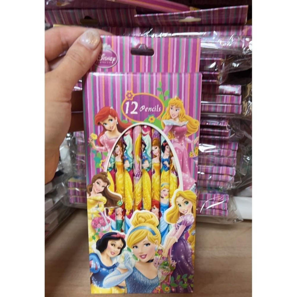 【快樂童年精品】正版授權 開學準備.學齡前/國小孩子適用!多款卡通 HB一般圓頭鉛筆(一盒12支)-細節圖2