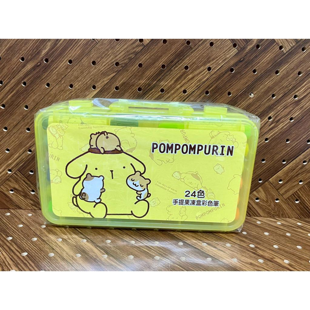 【快樂童年精品】正版授權~三麗鷗 24色手提果凍彩色筆 酷洛米.大耳狗2款-細節圖2