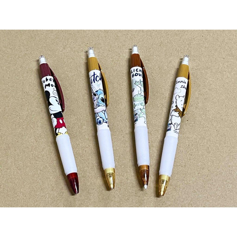 【快樂童年精品】正版授權 迪士尼系列 米奇米妮 史迪奇 維尼 復古風 抗壓自動鉛筆 (款式隨機出)-細節圖2