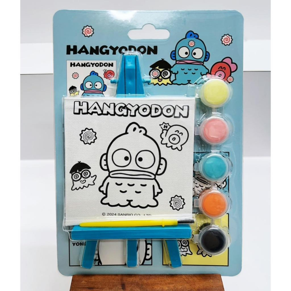 快樂童年精品】正版授權~三麗鷗 酷洛米 大耳狗 人魚漢頓 著色畫板附畫架-細節圖2