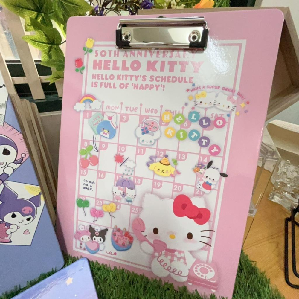 【快樂童年精品】三麗鷗 KT 大耳狗 酷洛米 新A4紙板夾-3款選擇-細節圖2