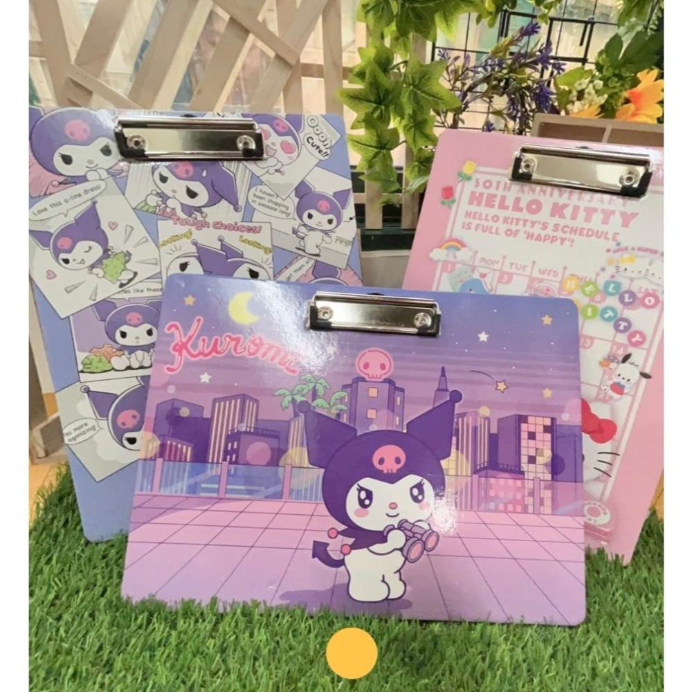 【快樂童年精品】三麗鷗 KT 大耳狗 酷洛米 新A4紙板夾-3款選擇-細節圖3