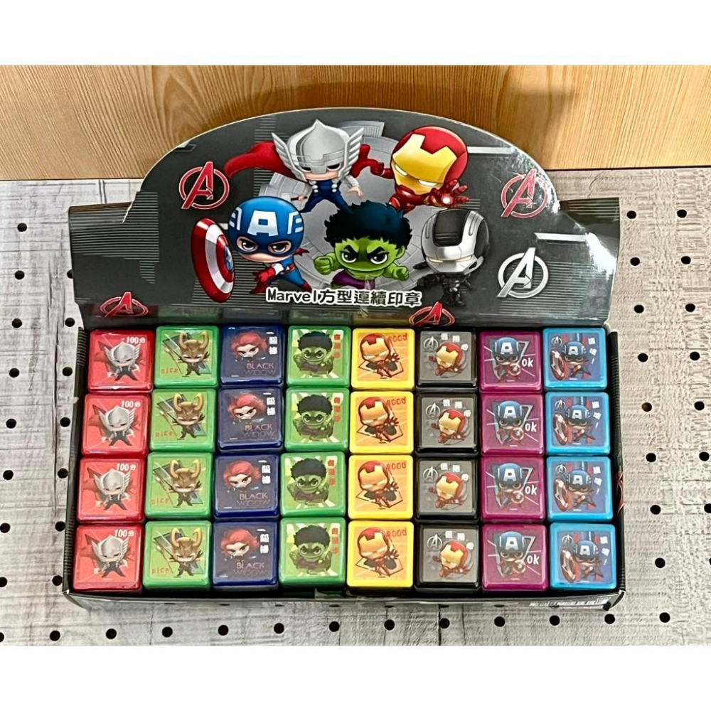 【快樂童年精品】正版授權 幼兒園國小老師家長孩子最愛 正義的化身漫威 蜘蛛人印章 (6入組) - 2025新製方型印章-細節圖4