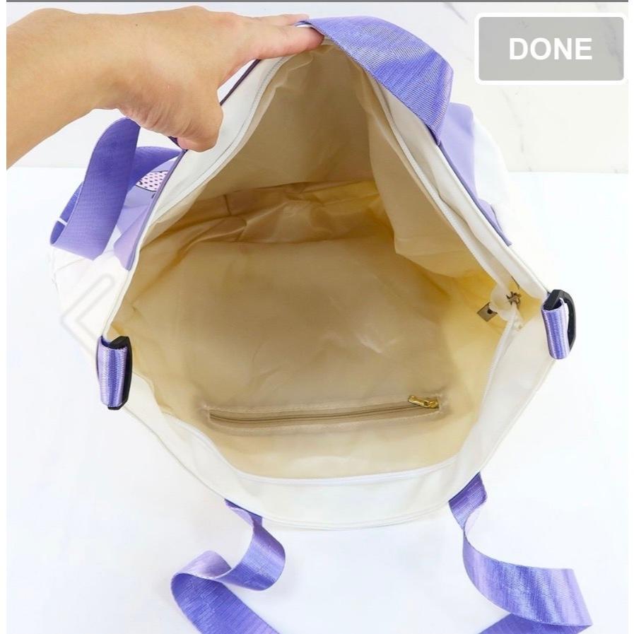 【快樂童年精品】正版授權-三麗歐 酷洛米大容量防潑兩用流行側背袋/大方包-2色選擇-細節圖3