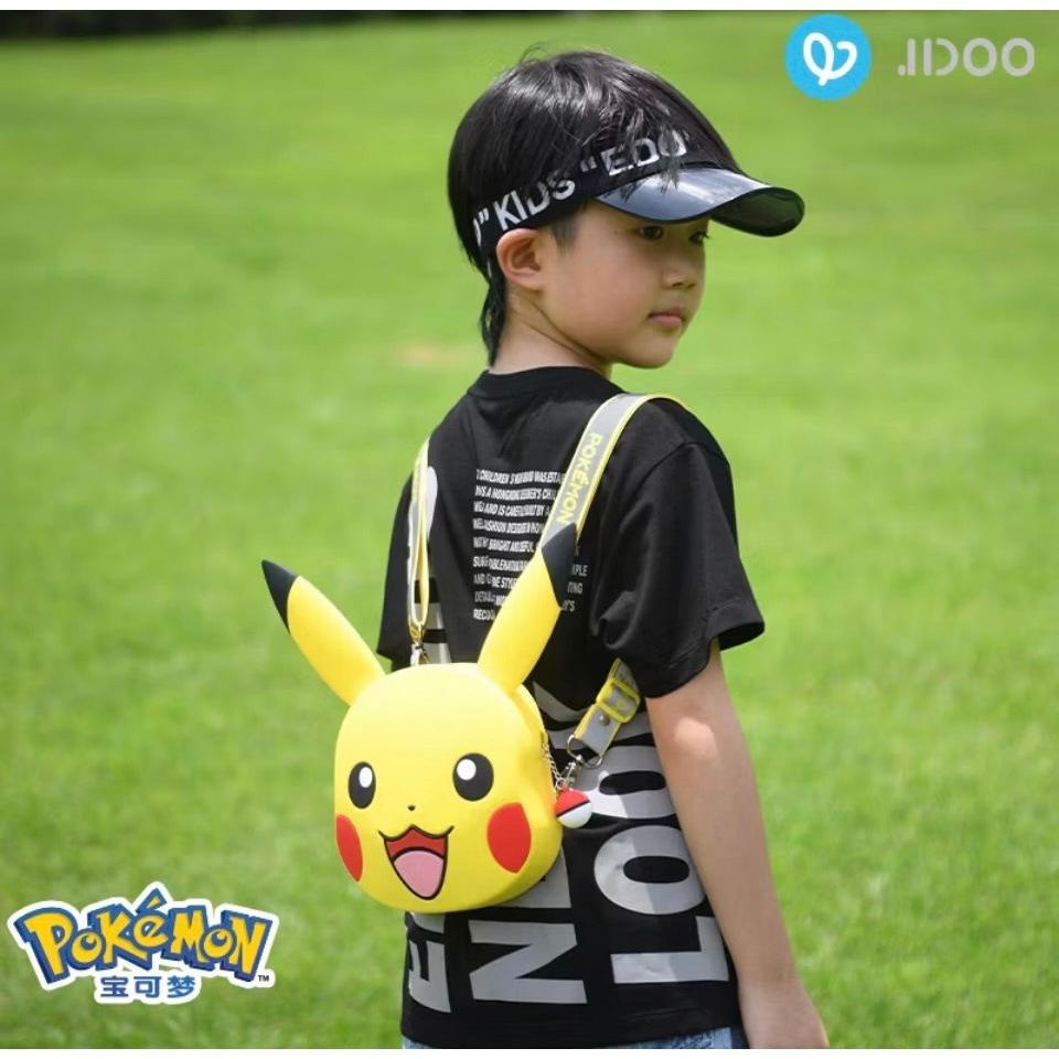 【快樂童年精品】正版授權 寶可夢-皮卡丘頭型矽膠背包-細節圖2
