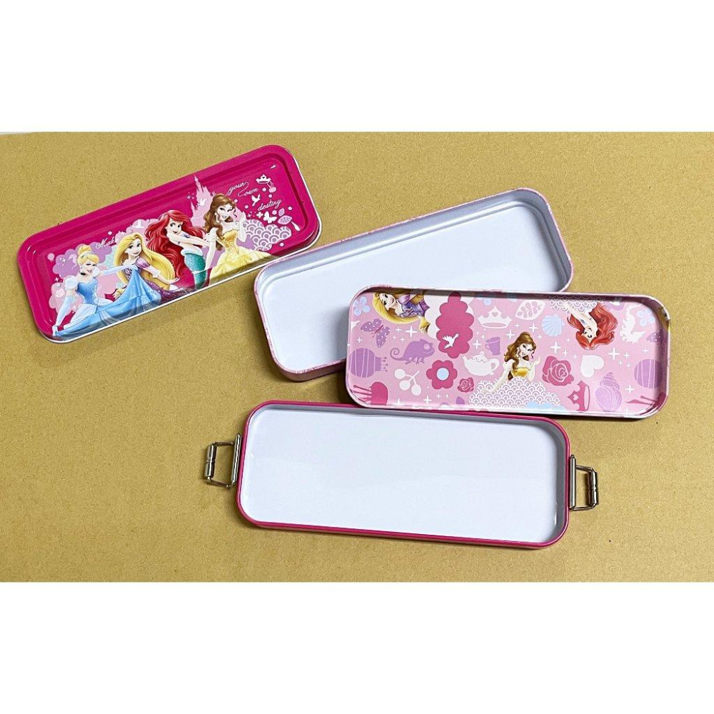 【快樂童年精品】正版 波力蜘蛛人巧虎玩具總動員間諜家家酒冰雪彼得兔 雙扣雙層鐵筆盒 鉛筆盒-細節圖3