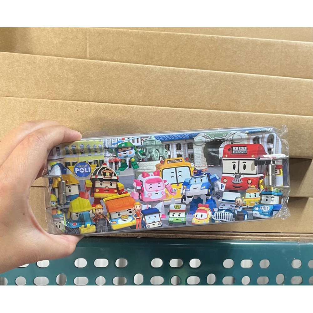 【快樂童年精品】正版 波力蜘蛛人巧虎玩具總動員間諜家家酒冰雪彼得兔 雙扣雙層鐵筆盒 鉛筆盒-細節圖5