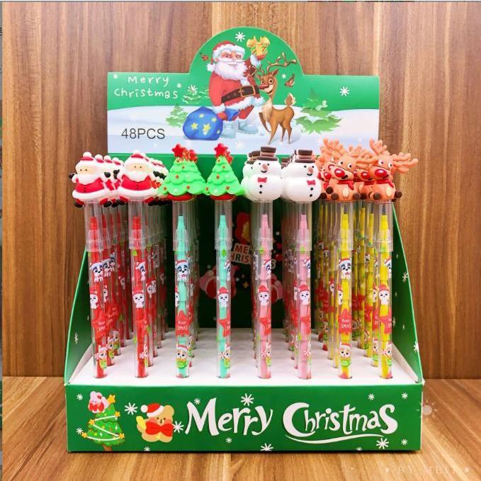 【快樂童年精品】現貨！速發 幼兒園 國小安親班送禮超值品 創意萬聖節/ 耶誔節聖誕節商品 適合 造型人物 免削鉛筆噁噁欸-細節圖2