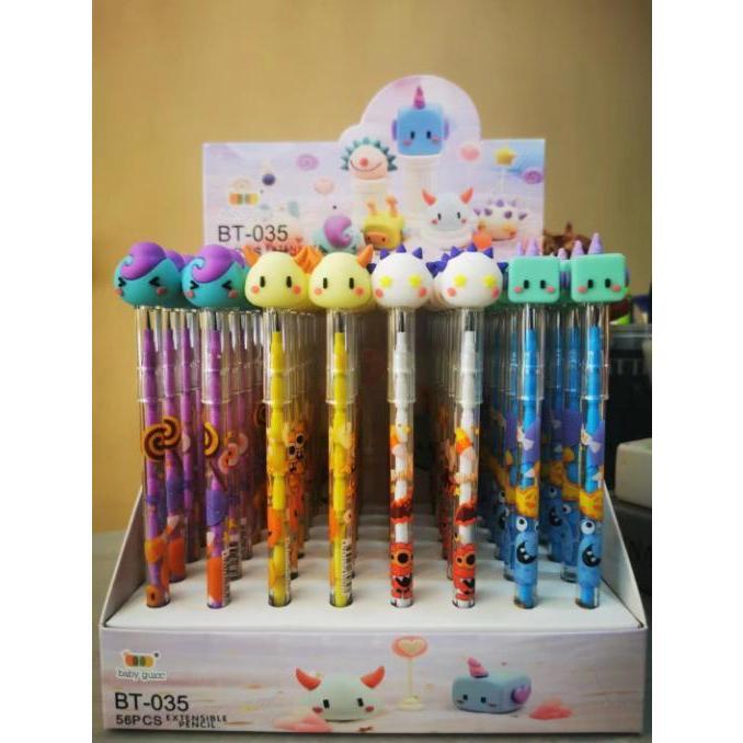 【快樂童年精品】現貨！速發 幼兒園 國小安親班送禮超值品 創意萬聖節/ 耶誔節聖誕節商品 適合 造型人物 免削鉛筆噁噁欸-細節圖4