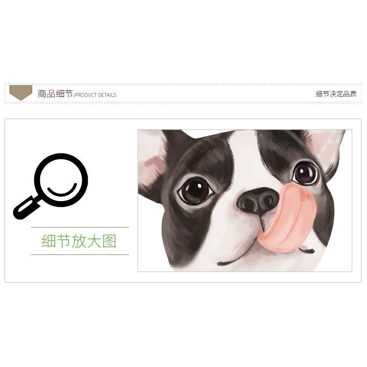 【快樂童年精品】寵物狗牆貼 寵物店 玻璃 臥室 客廳 寶寶房 都適合 裝飾美化家裡 超温馨-細節圖4