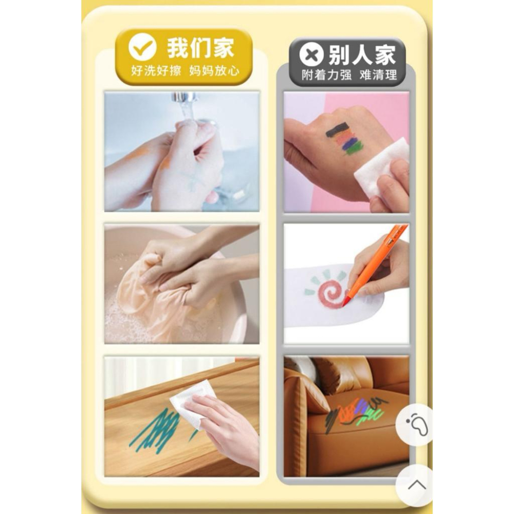 【快樂童年精品】幼兒 國小 美術課必備 唯美馬卡龍筆桿 兒童可水洗的彩色筆 馬克筆 12或24色-細節圖7