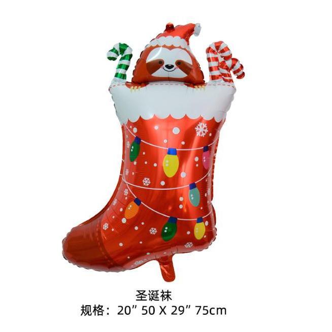 【快樂童年精品】台灣現貨.速發.耶誔節裝飾 教室佈置.家中或店裡佈罝 鋁膜氣球 多款選擇-大款(尺吋在各圖示)-細節圖8
