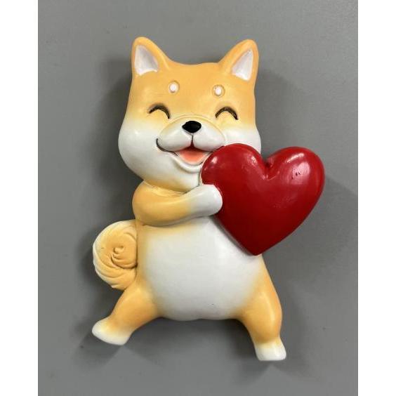 【快樂童年精品】柴犬卡通樹脂冰箱貼 造型可愛 加厚材質 多款選擇-細節圖6